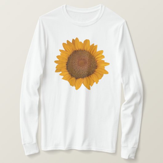 Dames T-shirt Zonnebloem (Design voorkant)