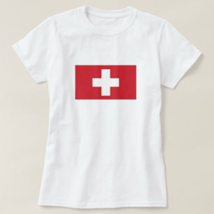 Dames T-Shirt Zwitserland