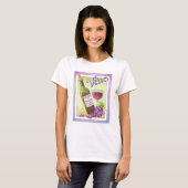 DAMES T-SHIRTS - Je had me al bij MERLOT! (Voorkant volledig)