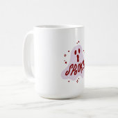 Dames T-shirts, Mannen Shirten, Mom Ghost T-shirts Koffiemok (Voorkant links)