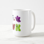 Dames T-shirts, Mannen Shirten, Mom Ghost T-shirts Koffiemok (Voorkant rechts)