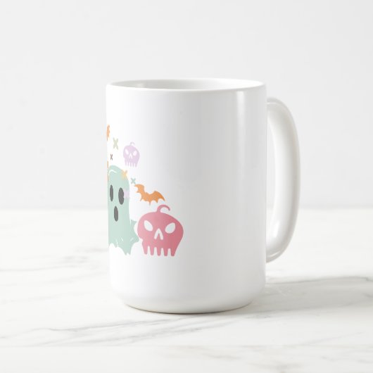 Dames T-shirts, Mannen Shirten, Mom Ghost T-shirts Koffiemok (Voorkant rechts)