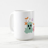 Dames T-shirts, Mannen Shirten, Mom Ghost T-shirts Koffiemok (Voorkant links)