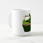 Dames T-shirts, Mannen Shirten, Mom Ghost T-shirts Koffiemok (Voorkant links)