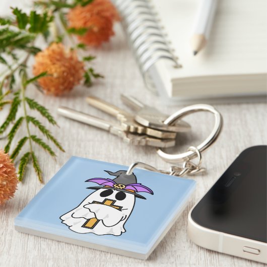 Dames T-shirts, Mannen Shirten, Mom Ghost T-shirts Sleutelhanger (Voorkant Rechts)