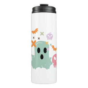 Dames T-shirts, Mannen Shirten, Mom Ghost T-shirts Thermosbeker