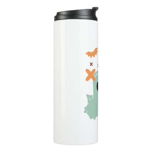 Dames T-shirts, Mannen Shirten, Mom Ghost T-shirts Thermosbeker (Gedraaid links)