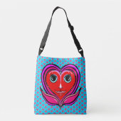Dames tanktop crossbody tas (Achterkant)
