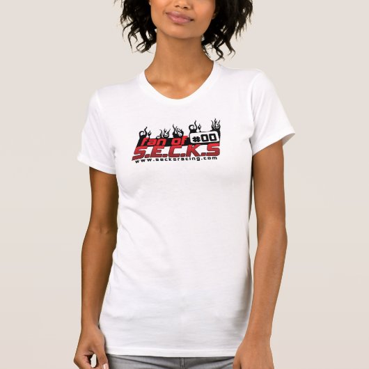 Dames tanktop(getailleerd) t-shirt (Voorkant)