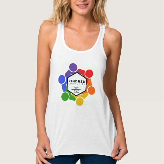 Dames tanktop met Racerback (Voorkant)