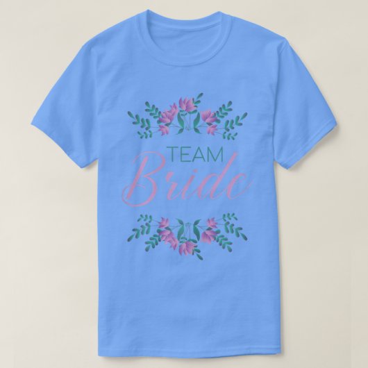 Dames Team Bruid - Bruiloft Bruid Bruiloftsfeest T-shirt (Design voorkant)