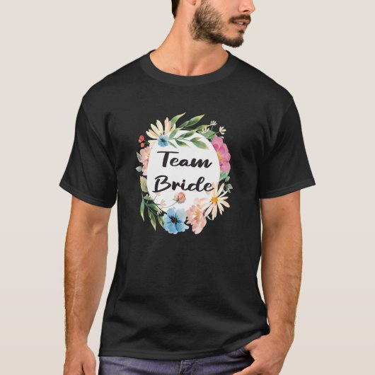 Dames Team Bruid JGA Bruiloft Bachelor Party 3 T-shirt (Voorkant)