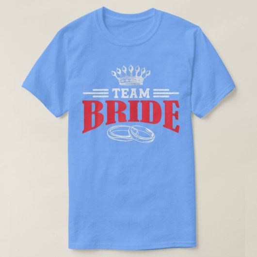 Dames Team Bruid T-Shirt (Design voorkant)