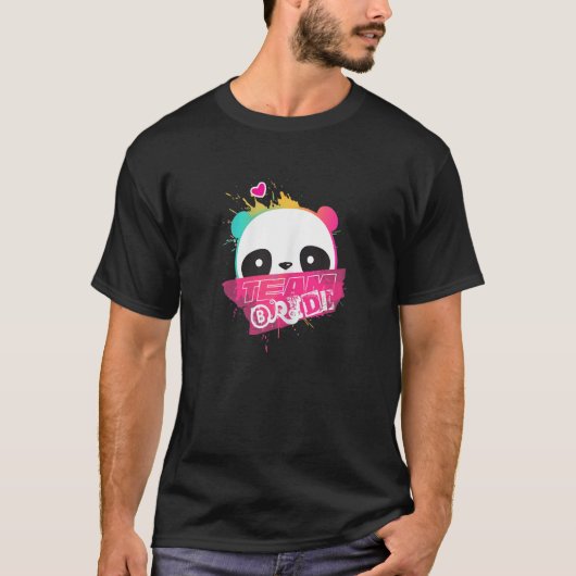 Dames Team Bruid Vrouwen Bachelorette Kabouter N T-shirt (Voorkant)