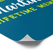 Dames Team Martinez Lifetime Lid Achternaam Geboor Poster (Hoek)
