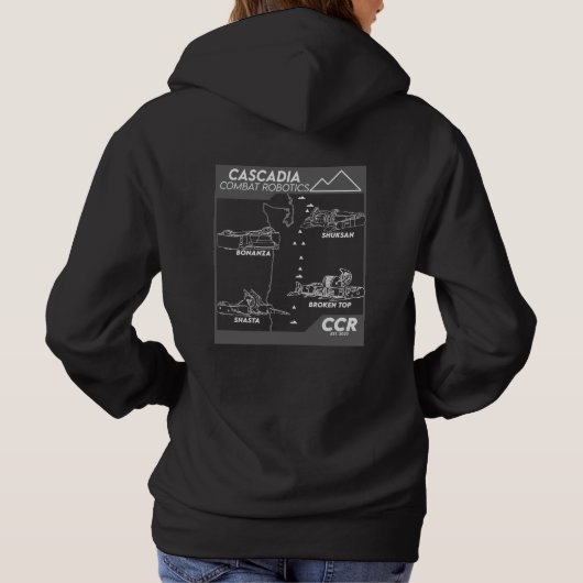 Dames Team Wireframe Sweatshirt (Achterkant)
