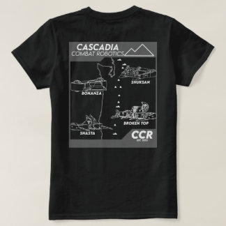 Dames Team Wireframe T-shirt