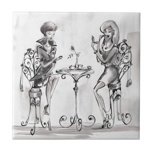 Dames Tegeltje (Voorkant)