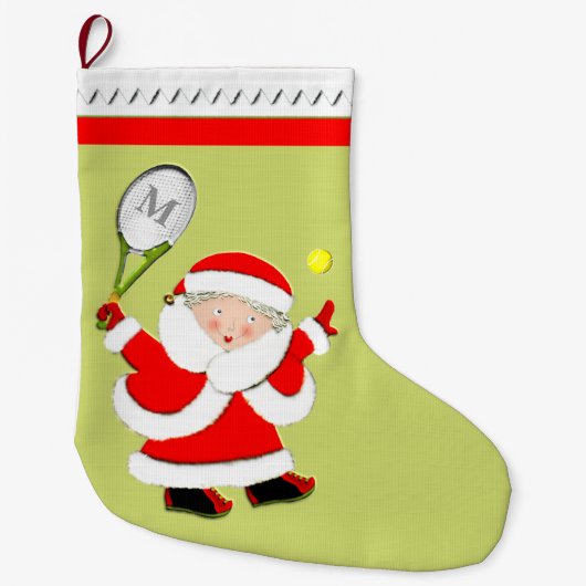 Dames Tennis Grote Kerstsok (Voorkant)