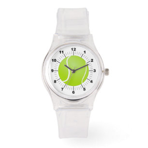 Dames Tennisbal Sportief Roze Silicon Horloge