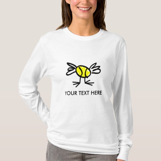Dames Tenniskleding T-shirt (Voorkant)