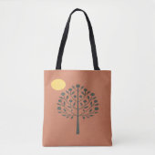 Dames Terracotta Tote Tas (Voorkant)