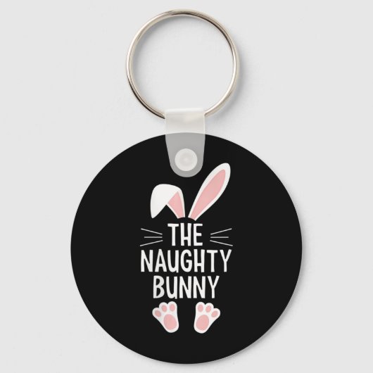 Dames The Naughty Bunny V-neck  Sleutelhanger (Voorkant)
