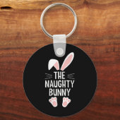 Dames The Naughty Bunny V-neck  Sleutelhanger (Voorkant)