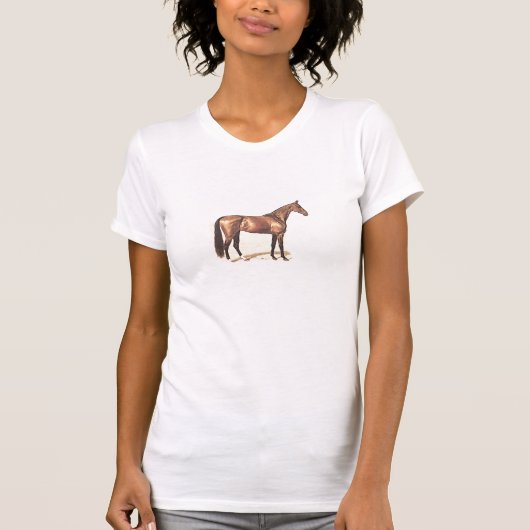 Dames Thoroughbred T-Shirt (Voorkant)