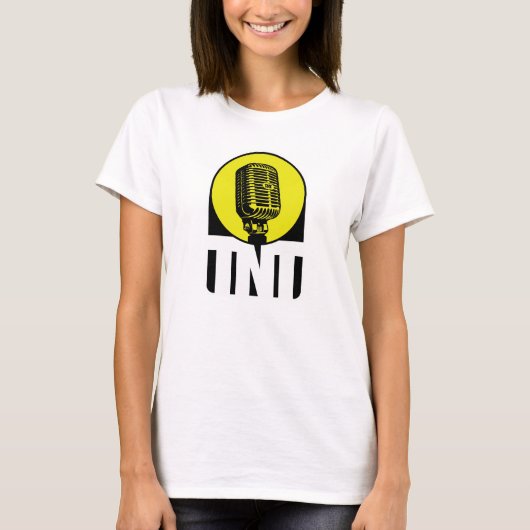Dames TNT Witte Logo T-shirt (Voorkant)