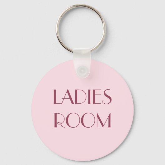 Dames toilet toetsenbord sleutelhanger (Voorkant)