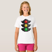 Dames "Traffic Light"-T-Shirt T-shirt (Voorkant volledig)