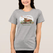 Dames Tri-Blend Shirt (Voorkant)