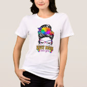 Dames Tri-Blend T-Shirt (Voorkant)