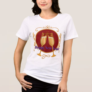 Dames Tri-Blend T-shirt - Gelukkig Nieuwjaar