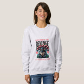 DAMES TRIUMF wraak LESSEN LEREN SWEATSHIRT (Voorkant volledig)