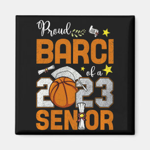Dames trots barci van een 2023 senior basketbal gr magneet
