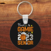 Dames trots gamie van een senior basketbal gra 202 sleutelhanger (Voorkant)