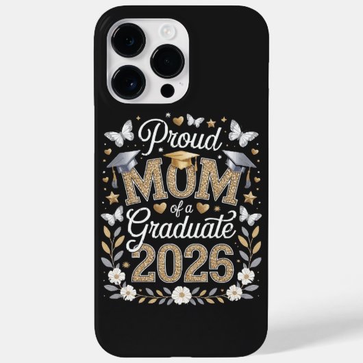 Dames Trots moeder van een afgestudeerde in 2026 Case-Mate iPhone Case (Achterkant)