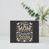 Dames Trots moeder van een afgestudeerde in 2026 Kaart (Staand voorkant)