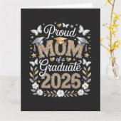 Dames Trots moeder van een afgestudeerde in 2026 Kaart (Gele Bloem)