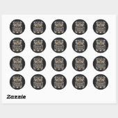 Dames Trots moeder van een afgestudeerde in 2026 Ronde Sticker (Vel)