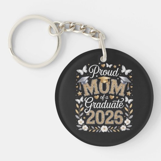 Dames Trots moeder van een afgestudeerde in 2026 Sleutelhanger (Voorkant)