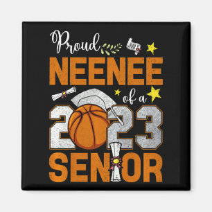 Dames trots neenee van een 2023 senior basketbal g magneet