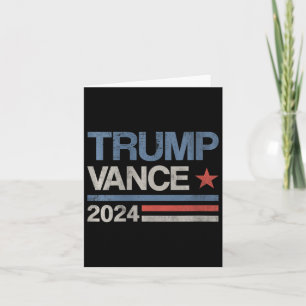 Dames Trump Vance 2024 President Trump Aanhanger  Kaart