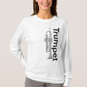 Dames Trumpet-troebel (gemonteerd) T-shirt