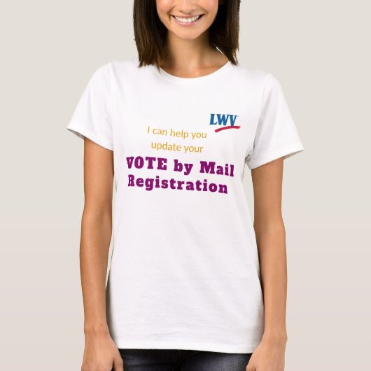 Dames Tshirt Ik Kan Je Helpen Met VBM (Voorkant)