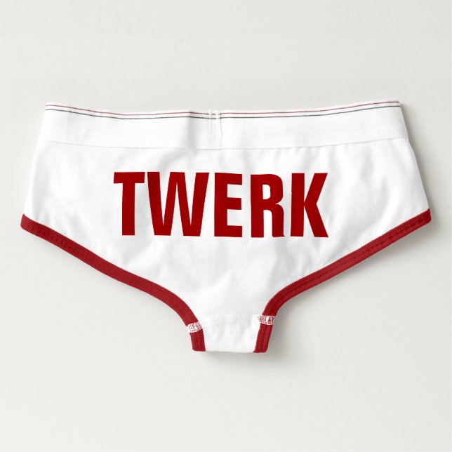 Dames Twerk Hotpants BoyShorts Underwear Slip (Achterkant)