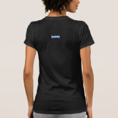 Dames twofer sheer (getailleerd) t-shirt (Achterkant)