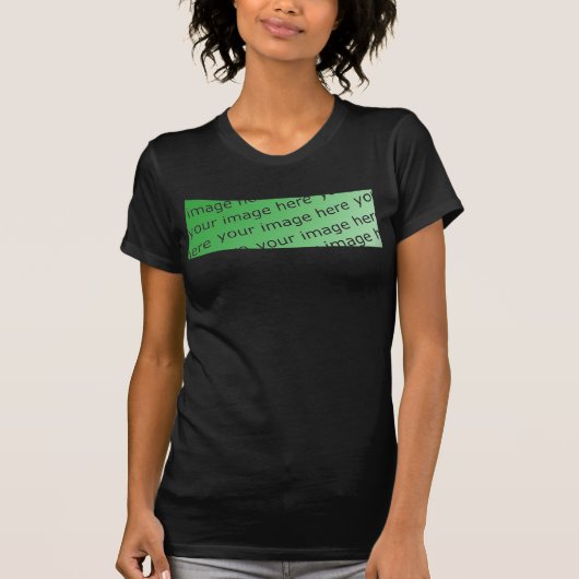 Dames twofer sheer (getailleerd) t-shirt (Voorkant)